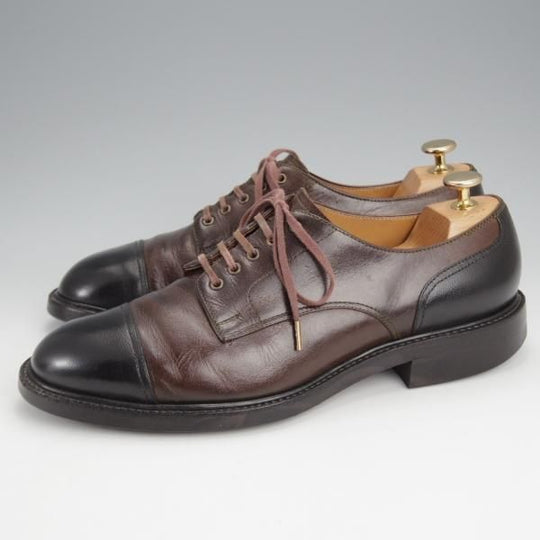 ★(神奈川)ディライトフル・ツール UK7程度【ハンドソーンウェルテッド製法★(神戸)ANCHOR BRIDGE製】濃茶×黒/delightful tool★j791