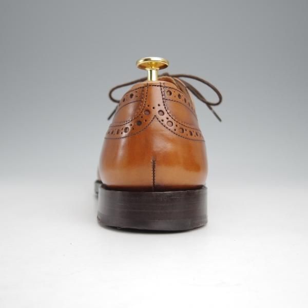 極美品★チャーチ 80F/UK8【定価￥176,000-★ディプロマット/DIPLOMAT】173ラスト/セミブローグ/ネバダカーフ/茶/Church's★j793