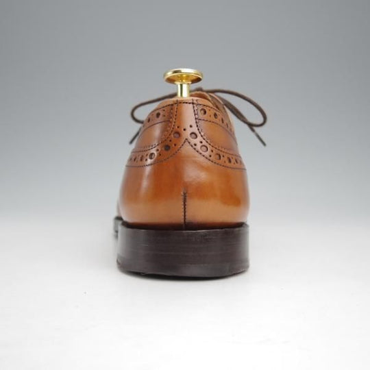 極美品★チャーチ 80F/UK8【定価￥176,000-★ディプロマット/DIPLOMAT】173ラスト/セミブローグ/ネバダカーフ/茶/Church's★j793