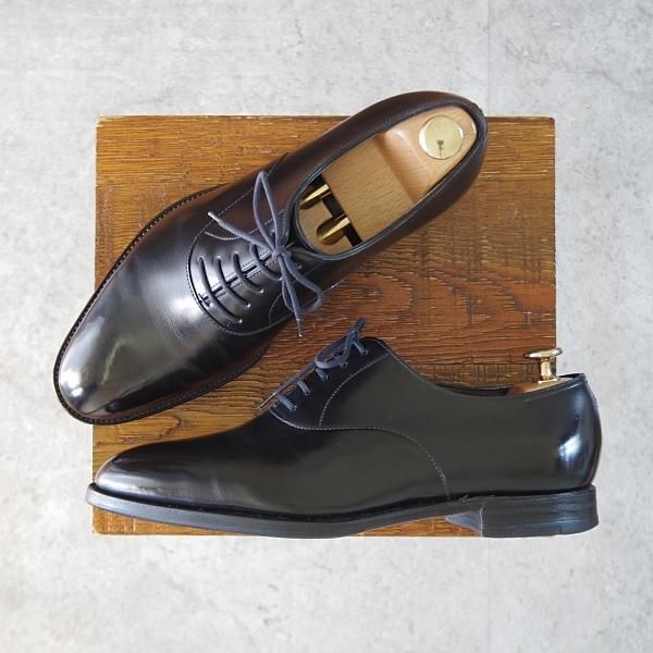 極上★ジョンロブ 6E【現行定価30万円程度★プレステージライン/GARNIER/ガルニエ】8695ラスト/プレーントゥ/カーフ/黒/JOHN LOBB★j794