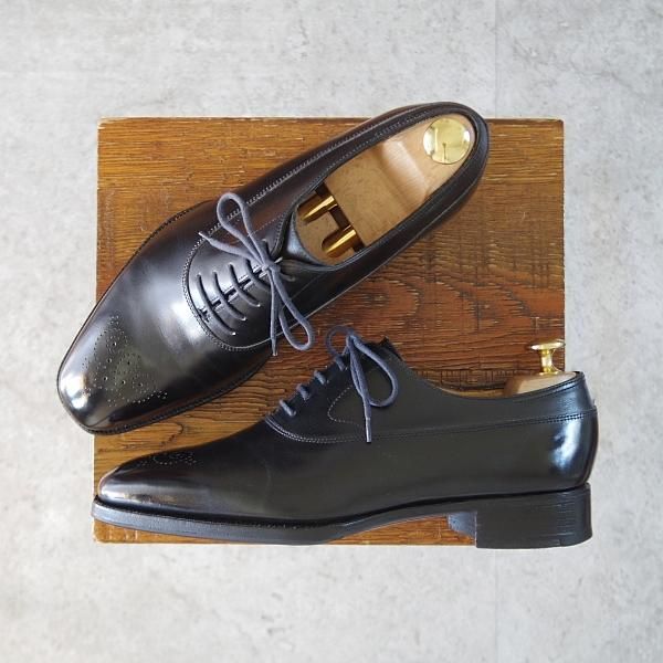 極上★ジョンロブ 5E【貴重★イヤーモデル(1999年)/プレステージライン/VINT99】8896ラスト/オックスフォードシューズ/黒/JOHN LOBB★j796