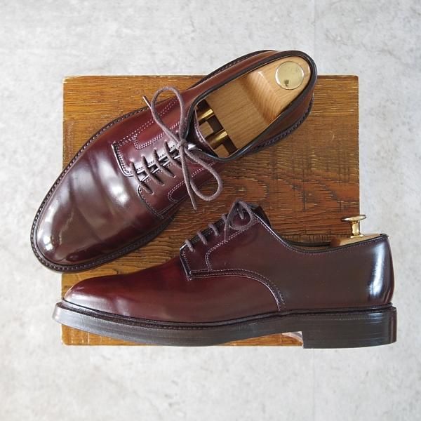 極上★クロケット&ジョーンズ 6.5E【現行定価16万円程度★コードバン仕様/GRASMERE】325ラスト/プレーントゥ/赤茶/Crockett&Jones★j800