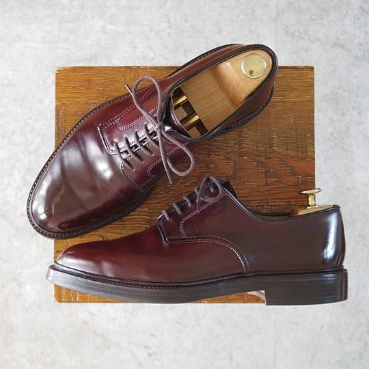 極上★クロケット&ジョーンズ 6.5E【現行定価16万円程度★コードバン仕様/GRASMERE】325ラスト/プレーントゥ/赤茶/Crockett&Jones★j800