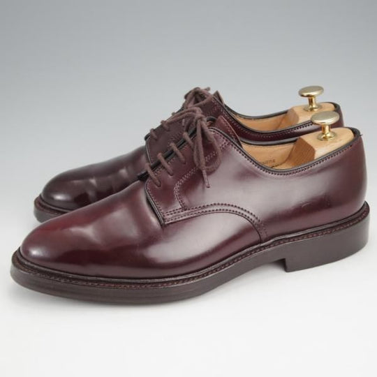 極上★クロケット&ジョーンズ 6.5E【現行定価16万円程度★コードバン仕様/GRASMERE】325ラスト/プレーントゥ/赤茶/Crockett&Jones★j800