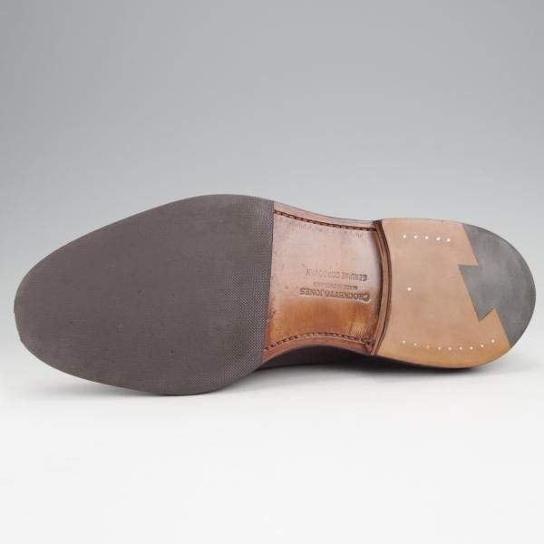 極上★クロケット&ジョーンズ 6.5E【現行定価16万円程度★コードバン仕様/GRASMERE】325ラスト/プレーントゥ/赤茶/Crockett&Jones★j800