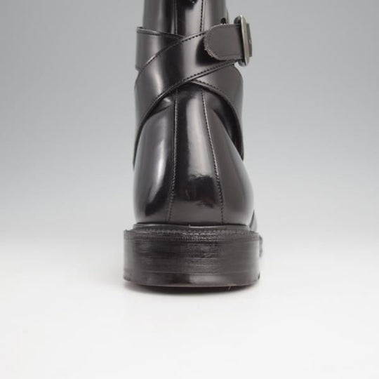 極美品★チャーチ 55F/UK5.5【貴重★SHANNONと同じ103ラスト/WORTHING】ジョッパーブーツ/黒/メンズ/Church's★j801