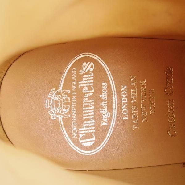 極美品★チャーチ 55F/UK5.5【貴重★SHANNONと同じ103ラスト/WORTHING】ジョッパーブーツ/黒/メンズ/Church's★j801