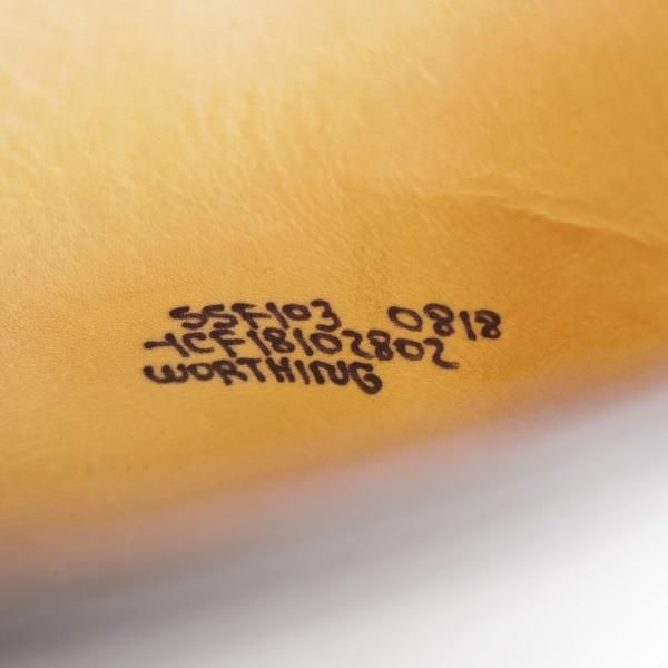 極美品★チャーチ 55F/UK5.5【貴重★SHANNONと同じ103ラスト/WORTHING】ジョッパーブーツ/黒/メンズ/Church's★j801