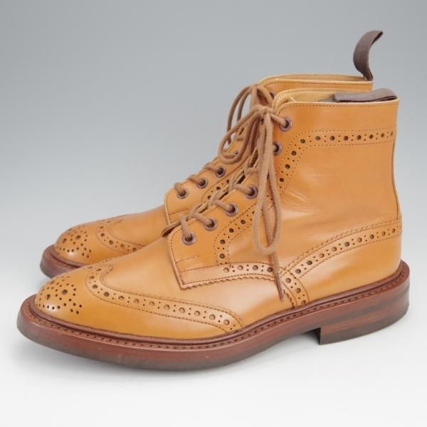美品★トリッカーズ SIZE 7【定価￥104,500-★ダイナイトソール/MALTON/エイコンアンティーク】カントリーブーツ/Tricker's★j802