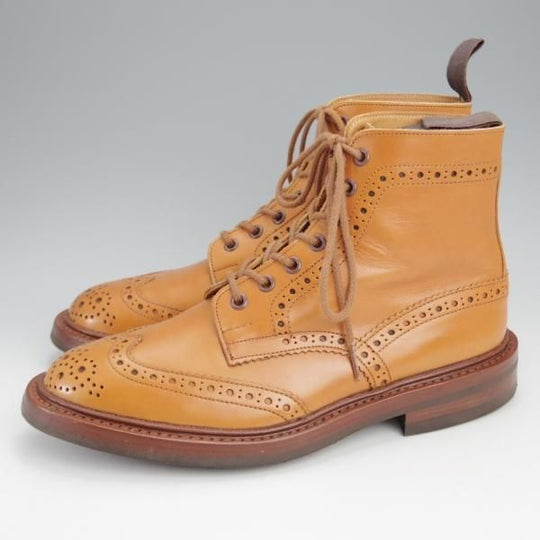 美品★トリッカーズ SIZE 7【定価￥104,500-★ダイナイトソール/MALTON/エイコンアンティーク】カントリーブーツ/Tricker's★j802