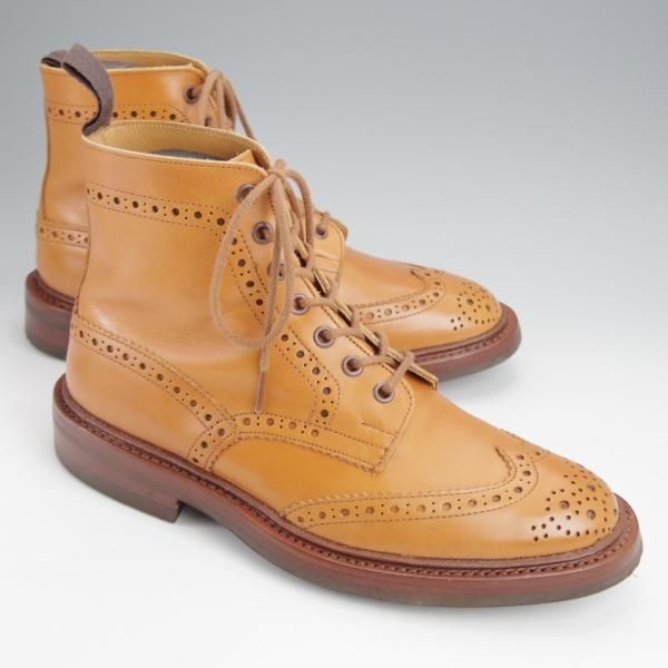 美品★トリッカーズ SIZE 7【定価￥104,500-★ダイナイトソール/MALTON/エイコンアンティーク】カントリーブーツ/Tricker's★j802