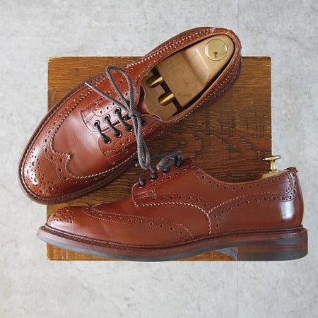 極上★トリッカーズ SIZE 7.5【定価￥121,000-★ダイナイトソール/BOURTON/マロンアンティーク】カントリーシューズ/茶/Tricker's★j803