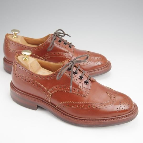 極上★トリッカーズ SIZE 7.5【定価￥121,000-★ダイナイトソール/BOURTON/マロンアンティーク】カントリーシューズ/茶/Tricker's★j803