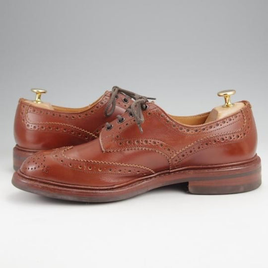 極上★トリッカーズ SIZE 7.5【定価￥121,000-★ダイナイトソール/BOURTON/マロンアンティーク】カントリーシューズ/茶/Tricker's★j803