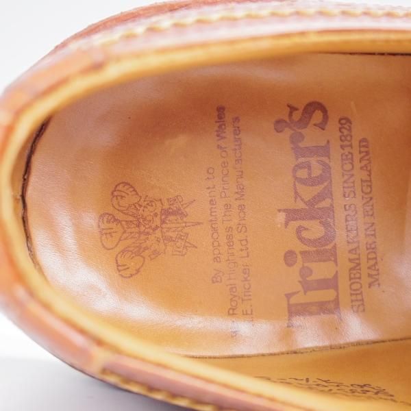 極上★トリッカーズ SIZE 7.5【定価￥121,000-★ダイナイトソール/BOURTON/マロンアンティーク】カントリーシューズ/茶/Tricker's★j803