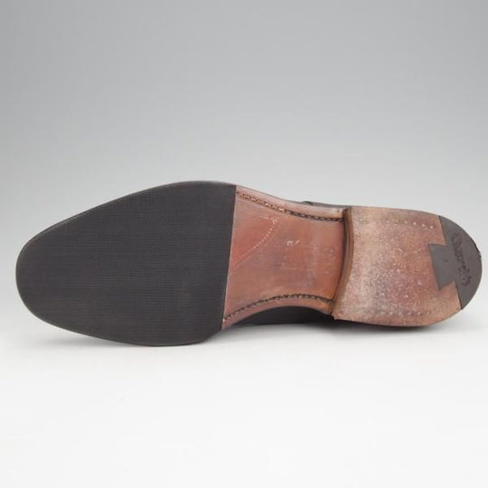 極美品★チャーチ 60F/UK6【貴重★Heritage COLLECTION/173ラスト】クォーターブローグ/ネバダカーフ/黒/メンズ/Church's★j805