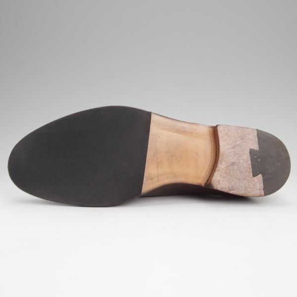 ★(伊)F.LLIジャコメッティ SIZE 39【コードバン仕様★ハンドソーンウェルテッド製法/九分仕立て】FG364/プレーントゥ/茶★j807