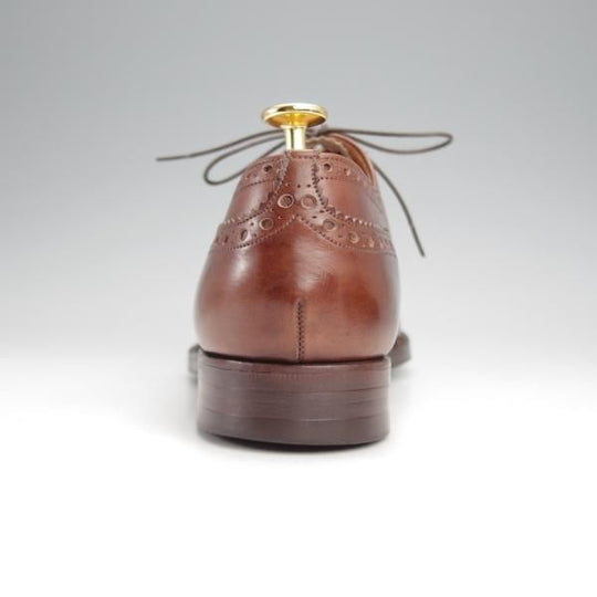 極上★チャーチ 75F/UK7.5【現行定価￥176,000-★旧チャーチ/73ラスト/CHETWYND】チェットウィンド/3都市ロゴ/茶/カーフ/Church's★j808