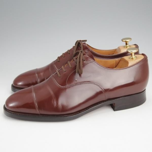 極美品★チャーチ 75F/UK7.5【旧チャーチ★ブックバインダーカーフ/73ラスト/コンサル同仕様】3都市ロゴ/ストレートチップ/Church's★j810