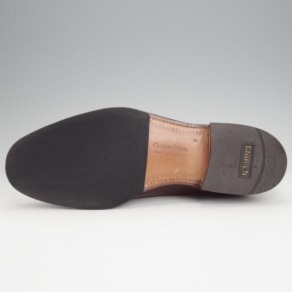 極美品★チャーチ 75F/UK7.5【旧チャーチ★ブックバインダーカーフ/73ラスト/コンサル同仕様】3都市ロゴ/ストレートチップ/Church's★j810