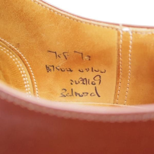 極美品★チャーチ 75F/UK7.5【旧チャーチ★ブックバインダーカーフ/73ラスト/コンサル同仕様】3都市ロゴ/ストレートチップ/Church's★j810