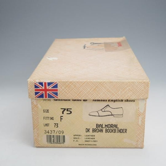 極美品★チャーチ 75F/UK7.5【旧チャーチ★ブックバインダーカーフ/73ラスト/コンサル同仕様】3都市ロゴ/ストレートチップ/Church's★j810