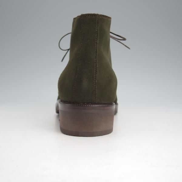 未使用★(伊)エンツォ・ボナフェ SIZE 6【定価￥143,000-★(英)C.F.ステッド社のスーパーバック/3878】チャッカブーツ/LODEN★j811