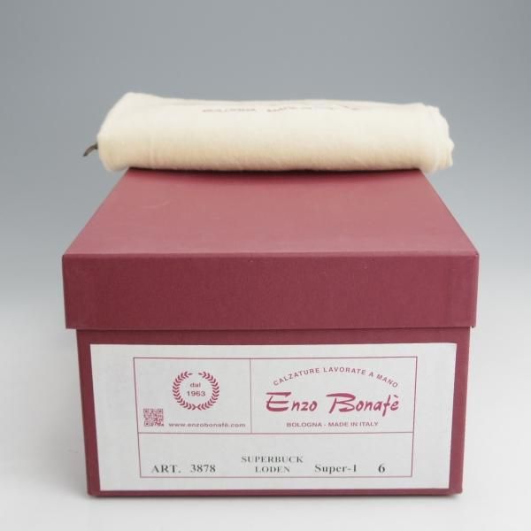 未使用★(伊)エンツォ・ボナフェ SIZE 6【定価￥143,000-★(英)C.F.ステッド社のスーパーバック/3878】チャッカブーツ/LODEN★j811