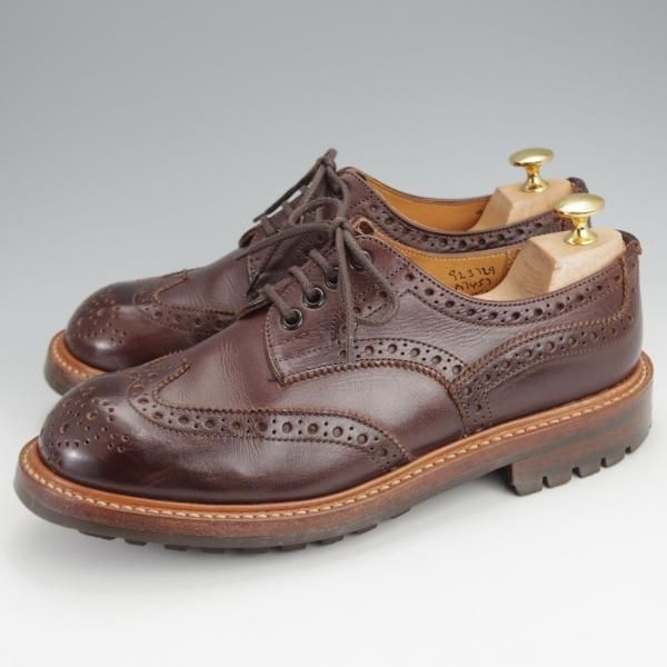 トリッカーズ SIZE 7【QUILP別注/フルブローグ/濃茶】 | 高級