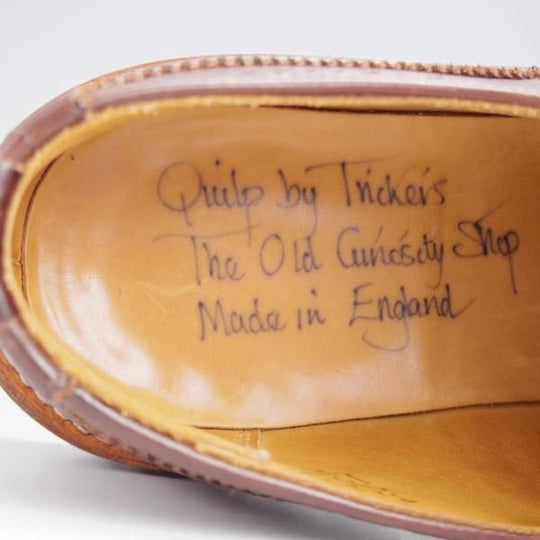 極上★トリッカーズ SIZE 7【定価￥107,800-★QUILP別注/The Old Curiosity shop】コマンドソール/フルブローグ/濃茶/Tricker's★j814