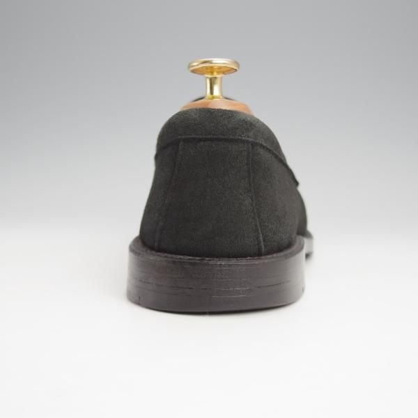 美品★オールデン 8D【貴重★international BEAMS別注/コインローファー】99865/ヴァンラスト/バンラスト/スエード/黒/ALDEN★j815