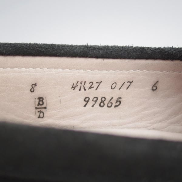 美品★オールデン 8D【貴重★international BEAMS別注/コインローファー】99865/ヴァンラスト/バンラスト/スエード/黒/ALDEN★j815