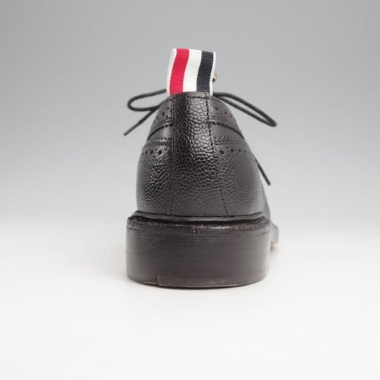 極美品★(米)トムブラウン UK6【モデル定価￥183,700-★英国製/ロングウイング】カーフ×グレインレザー/黒/THOM BROWNE★j816