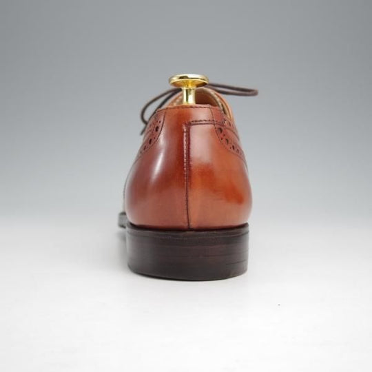 美品★クロケット&ジョーンズ 7.5E【同系モデル定価￥100,100-★WESTFIELD/ウエストフィールド】341ラスト/セミブローグ/カーフ/茶★j818