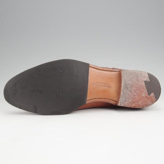 美品★クロケット&ジョーンズ 7.5E【同系モデル定価￥100,100-★WESTFIELD/ウエストフィールド】341ラスト/セミブローグ/カーフ/茶★j818
