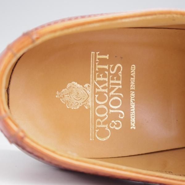 美品★クロケット&ジョーンズ 7.5E【同系モデル定価￥100,100-★WESTFIELD/ウエストフィールド】341ラスト/セミブローグ/カーフ/茶★j818