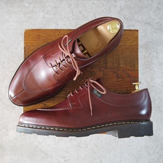 極美品★パラブーツ SIZE 8.5【定価￥79,200-★アヴィニョン/AVIGNON】グリフソール/リスレザー/Uチップ/MARRON/マロン/Paraboot★j819