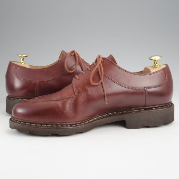 極美品★パラブーツ SIZE 8.5【定価￥79,200-★アヴィニョン/AVIGNON】グリフソール/リスレザー/Uチップ/MARRON/マロン/Paraboot★j819