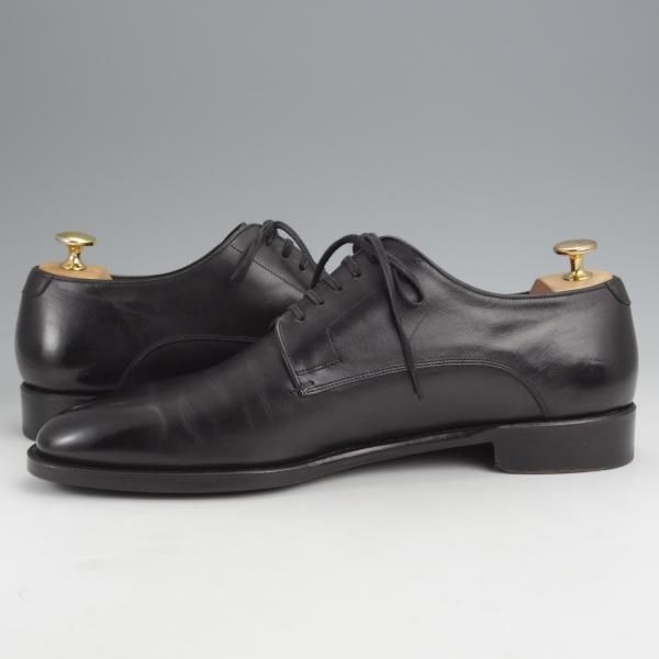 美品★シェットランドフォックス SIZE 9【定価￥52,800-★ブラッドフォード/076F】プレーントゥ/カーフ/黒/メンズ/Shetlandfox★j820