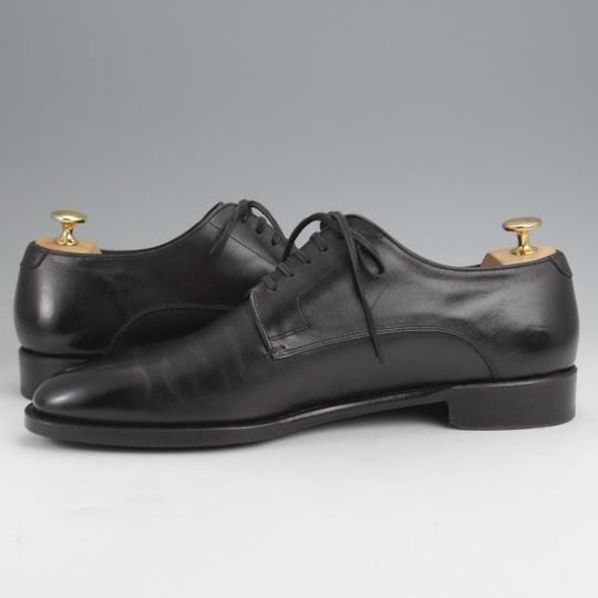 美品★シェットランドフォックス SIZE 9【定価￥52,800-★ブラッドフォード/076F】プレーントゥ/カーフ/黒/メンズ/Shetlandfox★j820