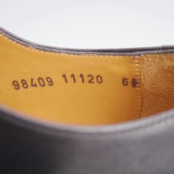 極美品★ジャランスリワヤ SIZE 6.5【★パンチドキャップトゥ/98409】カーフ/黒/メンズ/JALAN SRIWIJAWA★j821