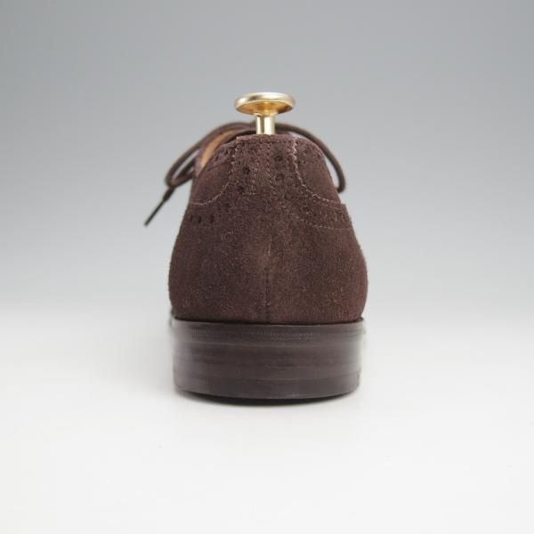 未使用★(英)チーニー 7.5E【定価￥78,100-★FRANCIS/6184ラスト】フランシス/セミブローグ/スエード/濃茶/メンズ/CHEANEY★j822