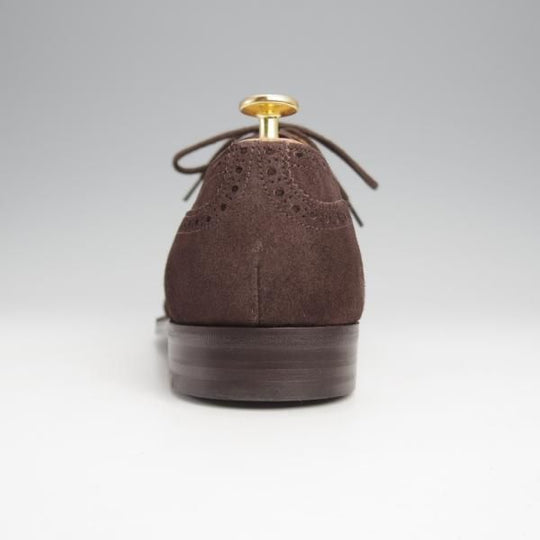 未使用★(英)チーニー 7.5E【定価￥78,100-★FRANCIS/6184ラスト】フランシス/セミブローグ/スエード/濃茶/メンズ/CHEANEY★j822