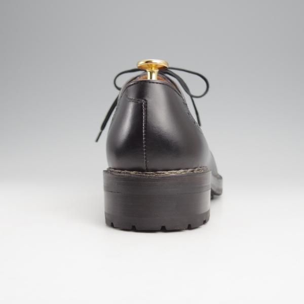 未使用★(伊)F.LLIジャコメッティ SIZE 41【定価10万円以上★ノルベジェーゼ製法/ロングウイング】FG216/黒/Giacometti★j823