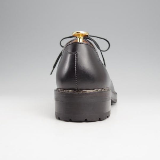 未使用★(伊)F.LLIジャコメッティ SIZE 41【定価10万円以上★ノルベジェーゼ製法/ロングウイング】FG216/黒/Giacometti★j823