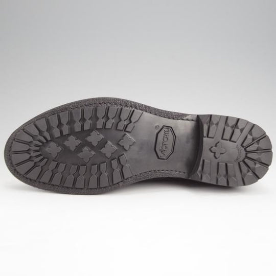 未使用★(伊)F.LLIジャコメッティ SIZE 41【定価10万円以上★ノルベジェーゼ製法/ロングウイング】FG216/黒/Giacometti★j823