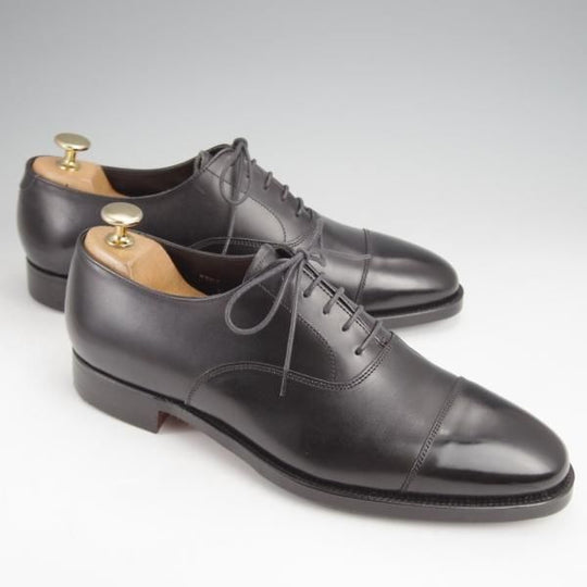 未使用★クロケット&ジョーンズ 6.5E【定価￥88,000-★KENT/ケント/341ラスト】ストレートチップカーフ/黒/メンズ/Crockett&Jones★j824