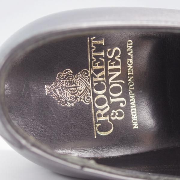 未使用★クロケット&ジョーンズ 6.5E【定価￥88,000-★KENT/ケント/341ラスト】ストレートチップカーフ/黒/メンズ/Crockett&Jones★j824