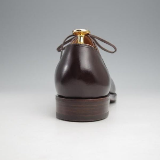 極美品★(台東区)ジョーワークス SIZE 6【注文価格￥107,800〜★(仏)アノネイ社のカーフ】パンチドキャップトゥ/濃茶/JOE WORKS★j825