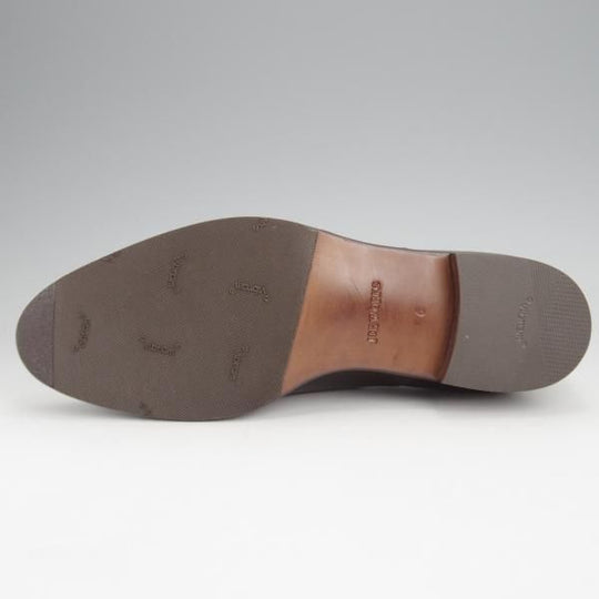 極美品★(台東区)ジョーワークス SIZE 6【注文価格￥107,800〜★(仏)アノネイ社のカーフ】パンチドキャップトゥ/濃茶/JOE WORKS★j825